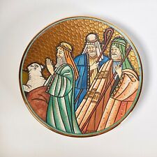 Shepards 3 Wise Men V Tiziano Collectors Plate Italy Christmas Lamb Veneto Flair picture