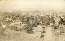 c1910 Dexter Missouri Birdseye View RPPC Photo Postcard COPY picture