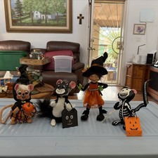 Halloween Annalee dolls. Lot of 4 Annalee dolls. 2005, 2006, 2011, 2012 picture