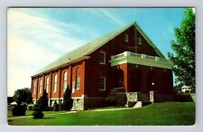 Harrisonburg VA-Virginia Eastern Mennonite College Chapel Vintage c1961 Postcard picture