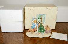 Cherished Teddies Olga Christmas Feel the Peace Hold the Joy Share Love COA BOX picture