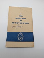 Vintage 1963 Boy Scouts Jewish Religious Service Booklet  BSA picture