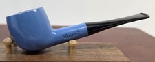 Venturi Estate Pipe Blue Brylon Straight Billiard (Vintage 1970s) UNSMOKED picture