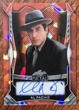 Al Pacino Auto /8 Orange Cracked Ice 2026 Leaf Pop Century The Godfather On Card picture