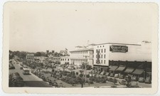Pensacola Florida City Street Scene Classic Cars Downtown VTG Photo 1940s picture