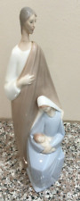 Lladro #4585 Nativity Holy Family Glossy Jesus Mary & Joseph Repaired picture
