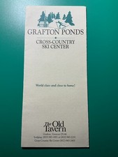 Grafton Ponds Cross-Country Ski Center Old Tavern Vermont 1996 Vintage Brochure picture