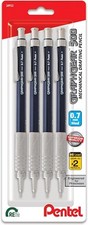 Pentel GraphGear 500 Mechanical Drafting Pencil, 0.7mm, Blue Barrel, Pack of 4 picture