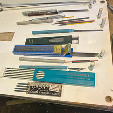 Vtg lot of drawing leads. Mars lumograph, eberhard faber, staedtler, fable cast. picture
