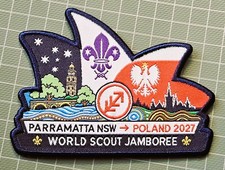 26TH WORLD SCOUT JAMBOREE 2027 AUSTRALIA  SOUVENIR BADGE PATCH WSJ POLAND picture