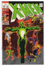 X-Men 55 1969 Marvel Comics F 6.0 Cyclops Living Pharaoh Alex Summers picture