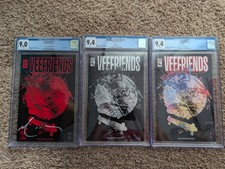 VeeFriends Notorious ninja Graded Comic Lot - Blood red - Black & White Cover B picture