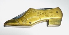 Vintage Patriot Pocket Knife Advertising Star Brand Shoes RJ&R Germany picture
