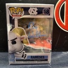 Roy Williams Signed UNC North Carolina Tarheels Rameses Funko Steiner CX picture