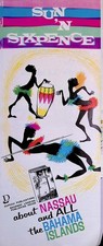Sun N Sixpence Bahamas Travel Brochure 1950s Dupuch Publications Nassau Cover picture