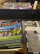 Walking Denver Wilderness Press Good Includes Heavy Duty Map B1222 picture