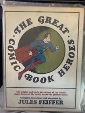 The Great Comic Book Heroes Hard Cover Book Jules Feiffer 1965 Amazing Condition picture