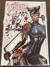Gotham City Sirens #1- Tyler Kirkham Catwoman Cover - * SIGNED WITH REMARK* picture