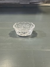 Vintage Genuine Lead Crystal 24% Handcut Open Salts picture