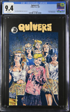 QUIVERS #1 CGC 9.4 WP 1ST PUBLISHED BENDIS (CALIBER PRESS 1991) RARE HTF picture