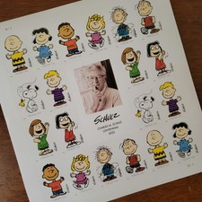 2023 CHARLIE BROWN PEANUTS SHEET OF 20 FIRST CLASS LETTER STAMPS picture