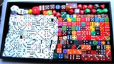 HUGE Lot of 250+ Gaming Antique Playing Dice Wood, Bakelite. Lucite, Mini 🔥  picture
