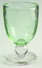 Tag Ltd Bubble Glass  Green Water Goblet 12237756 picture