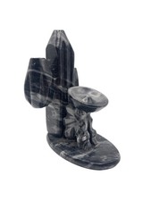 Southwestern Cactus and Sombrero Figurine Onyx Incense Burner picture