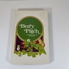 Vintage Berry Patch Stationary Strawberry,Raspberry picture