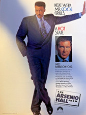 Vintage Magazine Advertisement 1990 The Arsenio Hall Show picture