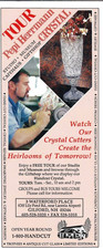 Travel Rack Card, Pepi Hermann Studio Museum, Cafehaus Gilford, NH Crystal picture