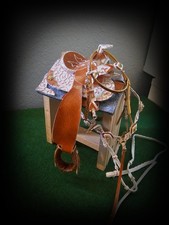 Ooak/LSQ CM Trad. Breyer Western Saddle Set