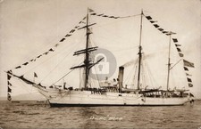 OR Astoria 1910s USRC BEAR Historic Revenue Cutter RPPC Photo Postcard COPY picture