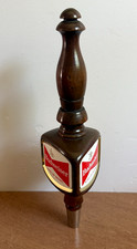 Iconic 1980's 3-Sided Budweiser King of Beers Wood 12.5