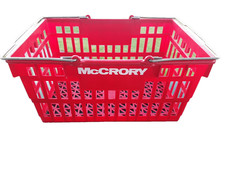 RARE Ca. 1980s McCRORY DEPARTMENT STORE  Shopping Basket - McCrory's McRorys picture