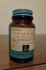 Vintage Armour Pharma. Pentritol with Butabarbital Barbituate Medicine Bottle picture