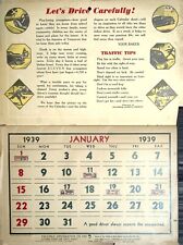 Maier's Bread and Cake Calendar 1939 Advertising picture