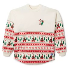 2025 DISNEY Spirit Jersey Adults -SANTA MICKEY MOUSE FAIR ISLE HOLIDAY picture