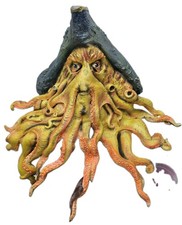 Deluxe Davy Jones Pirates Of the Caribbean Mask 2006 EUC Disney Super Rare picture