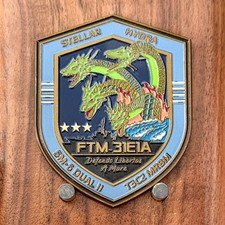 FTM-31E1A Stellar Hydra Bravo Zulu Missile Defense Challenge Coin  1#37 picture