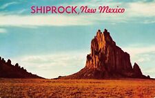 Shiprock NM New Mexico Desert Southwest Rock Formation Vtg Postcard B14 picture