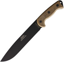 Ontario RTAK II 125th Anniversary Tan Wood Carbon Steel Fixed Blade Knife 8644 picture