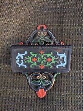Wilton Match Stick Holder with Lid Painted Cast Iron picture