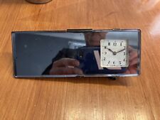 Antique Auto Clock Mirror With String Pull Wind Up picture