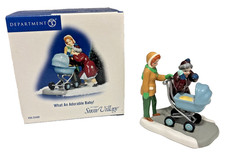 VTG Dept 56 Snow Village What An Adorable Baby #56.55408 Figurine Boxed picture