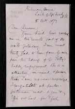 LADY ELIZABETH EASTLAKE AUTOGRAPHED SIGNED ORIGINAL LETTER EFFIE GRAY CONTENT B picture