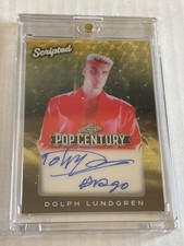 Dolph Lundgren 2026 Leaf  Pop Century Auto Gold Vinyl 1/1 picture