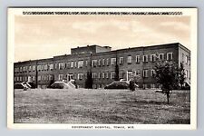 Tomah WI-Wisconsin, Government Hospital, Antique, Vintage Souvenir Postcard picture