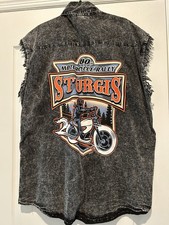 Sturgis 2020 80th Anniversary Motorcycle Rally Sleeveless Shirt  Size 2X picture