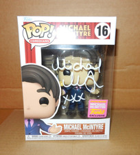 MICHAEL McINTYRE COMEDIAN Funko Pop 16 New Vinyl Limited Signed & Protector NIB picture